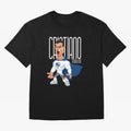 Commic Caricature of Cristiano Ronaldino 'CR7' Oversized T-Shirt Join the Countdown to Global Football Passion for FIFA World Cup 2026 Group Stage, Inspired by Messi, Spain and Netherlands, Classic Soccer Heritage, Championship Pressure, Fan