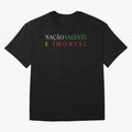 Na??o Valente e Imortal Portugal Oversized T-Shirt Follow Every Goal of FIFA World Cup 2026 Group Stage Celebrating Cristiano Ronaldo, France Energy, Classic Soccer Heritage, Championship Pressure, Fan Loyalty and International Pride; Made for Die