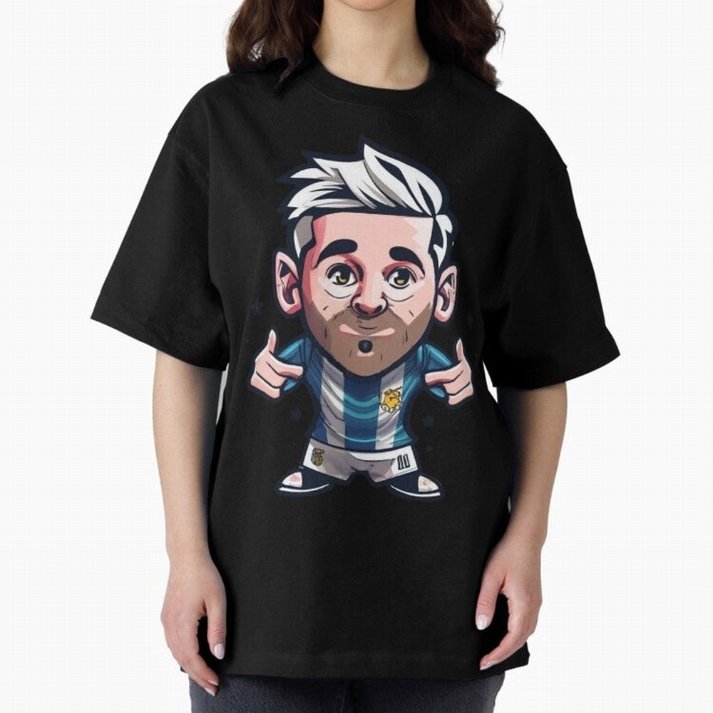 Lionel Messi Oversized T-Shirt Wear the Spirit of Global Football Passion for FIFA World Cup 2026 Group Stage, Highlighting Messi, Neymar and Mbappe, England, France and Netherlands, Fan Favorite Moments, National Team Passion, Big Match Drama and