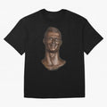 Cristiano Ronaldo Bust Scary Oversized T-Shirt Represent Fans Who Live for Match Day Hype around FIFA World Cup 2026 Group Stage, Haaland, France, Vintage Soccer Flavor, Modern Football Stars, National Flags and Final Night Emotion; Made for Die