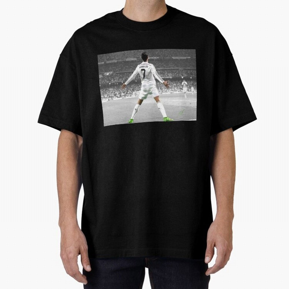 Cristiano Ronaldo 7 Oversized T-Shirt Fuel Your Fan Pride for FIFA World Cup 2026 USA Canada Mexico Driven by Neymar, Argentina Energy, Tournament Hype, Historic Matchups, Family Viewing Parties and Global Sports Pride; Made for Collectors Who