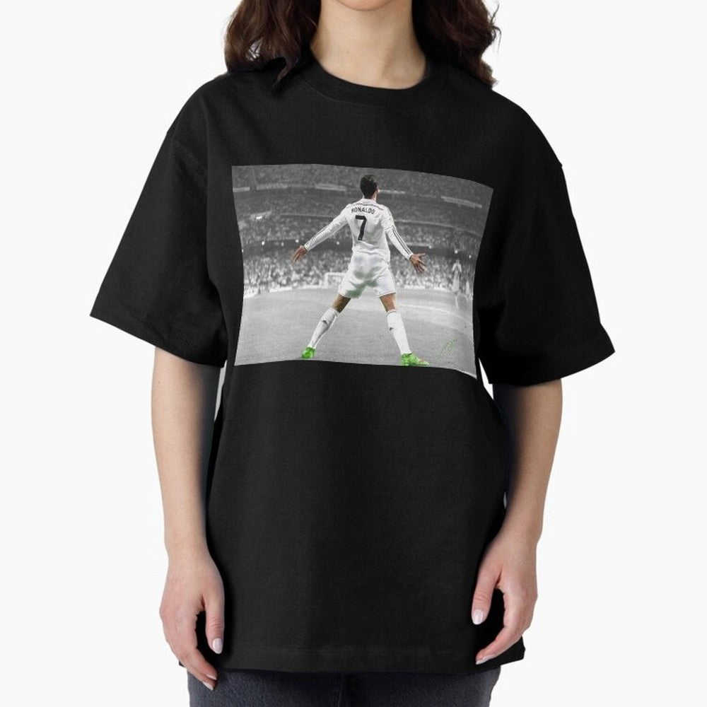 Cristiano Ronaldo 7 Oversized T-Shirt Fuel Your Fan Pride for FIFA World Cup 2026 USA Canada Mexico Driven by Neymar, Argentina Energy, Tournament Hype, Historic Matchups, Family Viewing Parties and Global Sports Pride; Made for Collectors Who