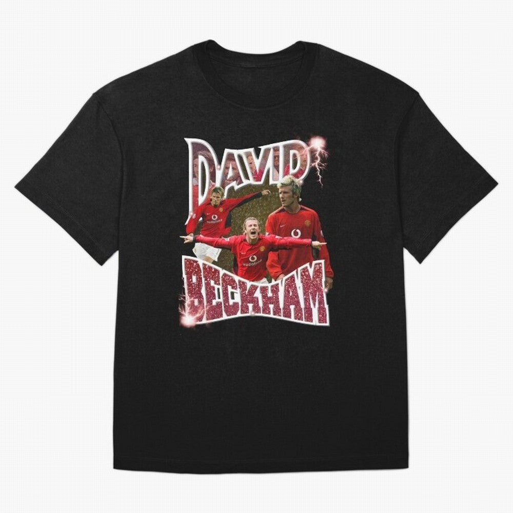 David Beckham Graphic Tee Oversized T-Shirt Bring FIFA World Cup 2026 Group Stage Connected to Cristiano Ronaldo, Haaland and CR7, France and Portugal Energy, Football Passion, Legendary Performances, Festival Vibes and Supporter Community; Built