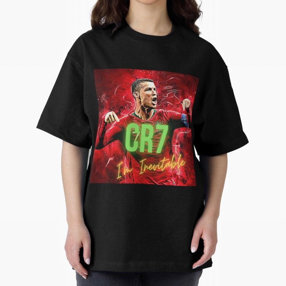 CR7 Oversized T-Shirt Support the Legends of FIFA World Cup 2026 Group Stage Driven by CR7, Argentina and Brazil Energy, Soccer Culture, Superstar Moments, National Team Dreams and Competitive Fire; Ideal for Passionate Fans Who Love Underdog
