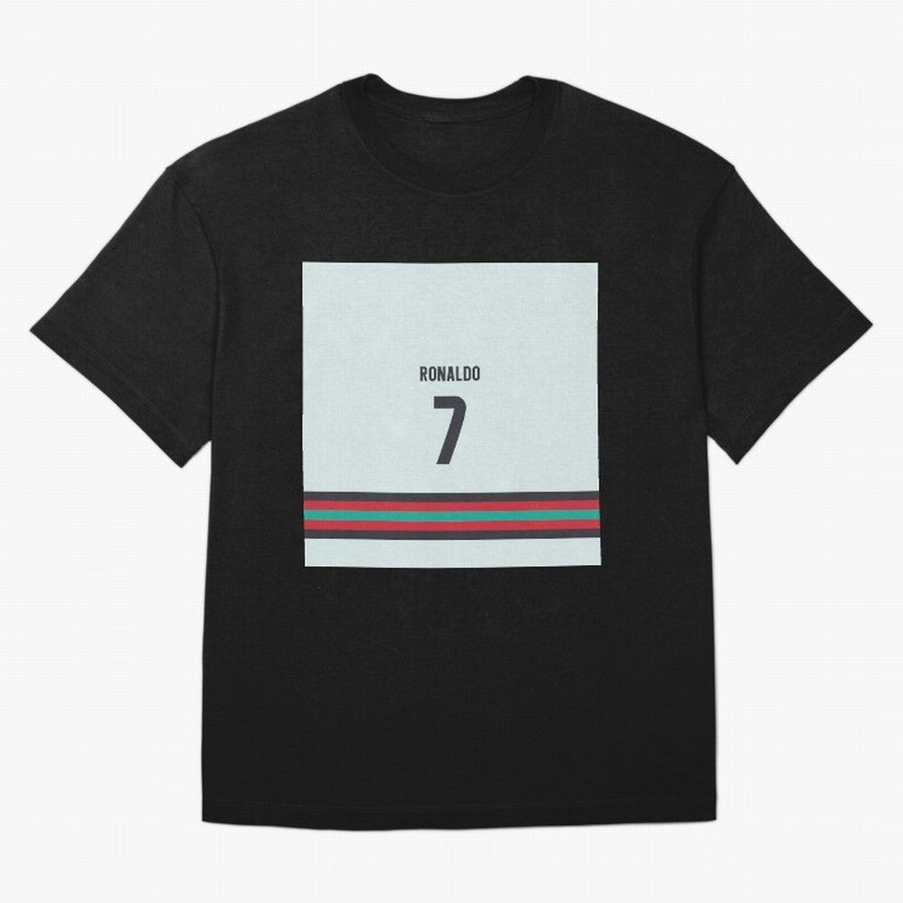 Cristiano Ronaldo Portugal Away Oversized T-Shirt Celebrate Global Football Passion for FIFA World Cup 2026 USA Canada Mexico, Filled with Messi and Cristiano Ronaldo, England, Championship Spirit, Famous Goals, Roaring Crowds and International