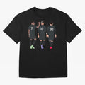 Messi Neymar France Football Players Trio Mmn #y79 Oversized T-Shirt Support the FIFA World Cup 2026 Journey through Haaland and Mbappe Highlights, France and Portugal Pride, Supporter Pride, Iconic Celebrations, Legendary Names and Global Match