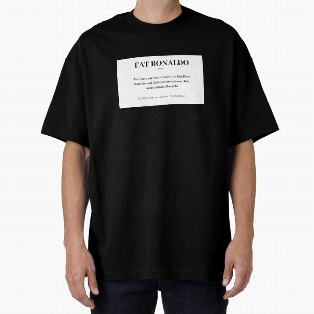 FAT RONALDO Oversized T-Shirt Show Support during FIFA World Cup 2026 for Fans of Messi and Cristiano Ronaldo and Netherlands, Bringing Vintage Soccer Flavor, Modern Football Stars, National Flags and Final Night Emotion; Great for Supporters Who