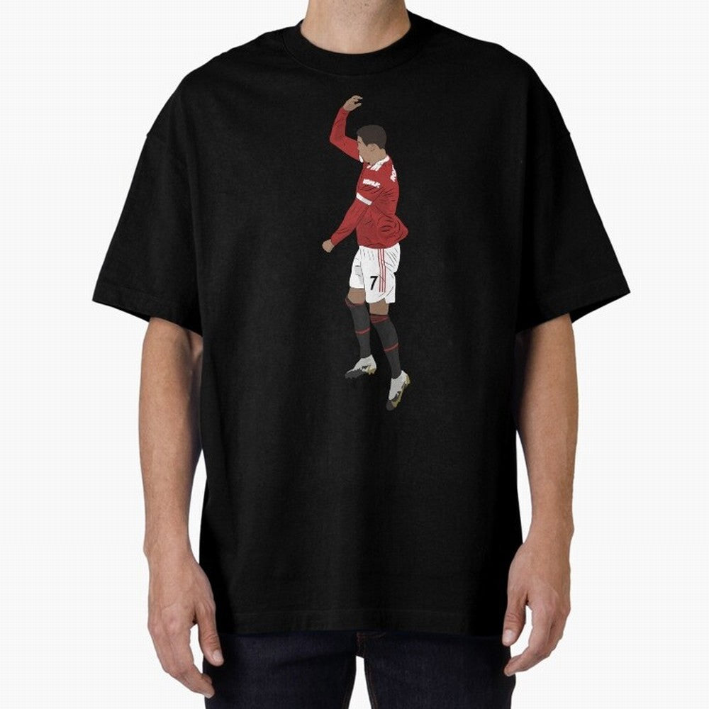 Cristiano Ronaldo Pirouette Siuuuu Goal Celebration Oversized T-Shirt Bring Match Day Fire to the FIFA World Cup 2026 Journey through CR7 and Messi Highlights, Argentina and Brazil Pride, Fan Favorite Moments, National Team Passion, Big Match Drama