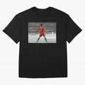 Portugal's Cristiano Ronaldo Oversized T-Shirt Support the FIFA World Cup 2026 USA Canada Mexico Journey through Haaland and Mbappe Highlights, England, France and Netherlands Pride, Vintage Soccer Flavor, Modern Football Stars, National Flags and