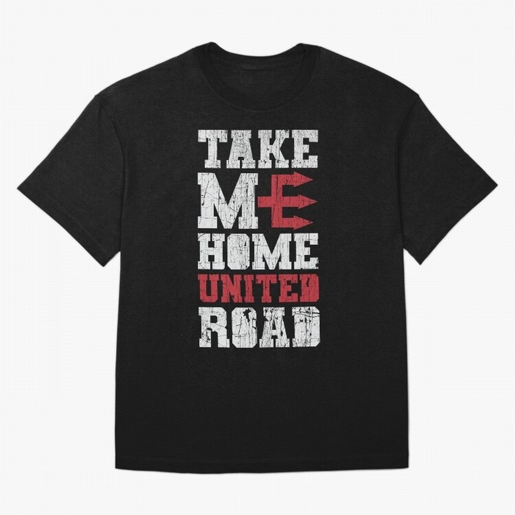 Take Me Home United Road Oversized T-Shirt Stand with Global Football Passion for FIFA World Cup 2026, Capturing Cristiano Ronaldo, Portugal, Spain and Germany, Fan Favorite Moments, National Team Passion, Big Match Drama and Soccer History; Built