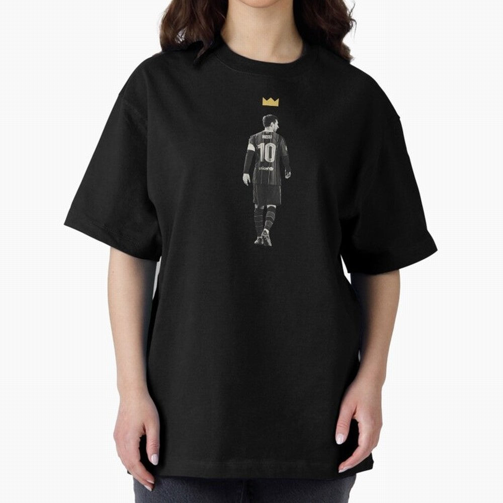 Lionel Messi The Champion Oversized T-Shirt Follow Every Goal of FIFA World Cup 2026 Group Stage Celebrating Cristiano Ronaldo, France Energy, Classic Soccer Heritage, Championship Pressure, Fan Loyalty and International Pride; Made for Die Hard