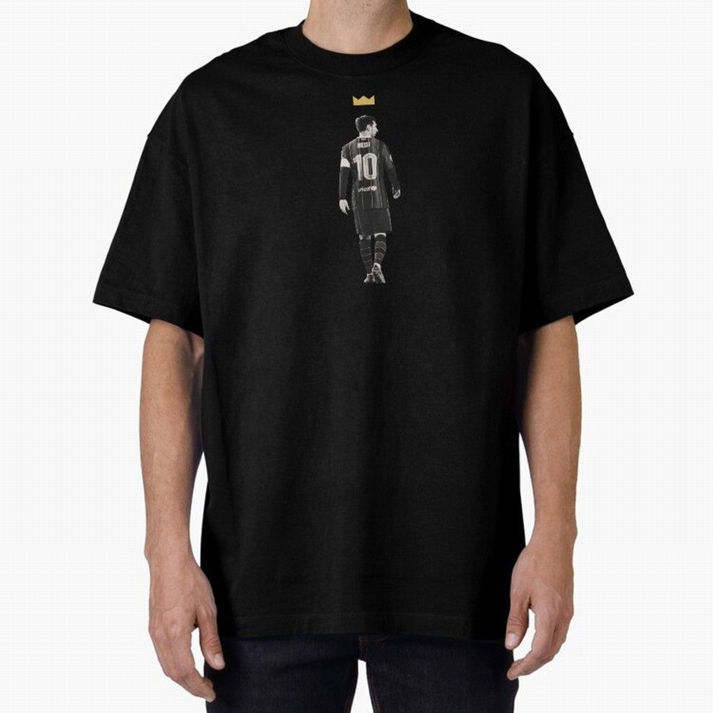 Lionel Messi The Champion Oversized T-Shirt Follow Every Goal of FIFA World Cup 2026 Group Stage Celebrating Cristiano Ronaldo, France Energy, Classic Soccer Heritage, Championship Pressure, Fan Loyalty and International Pride; Made for Die Hard