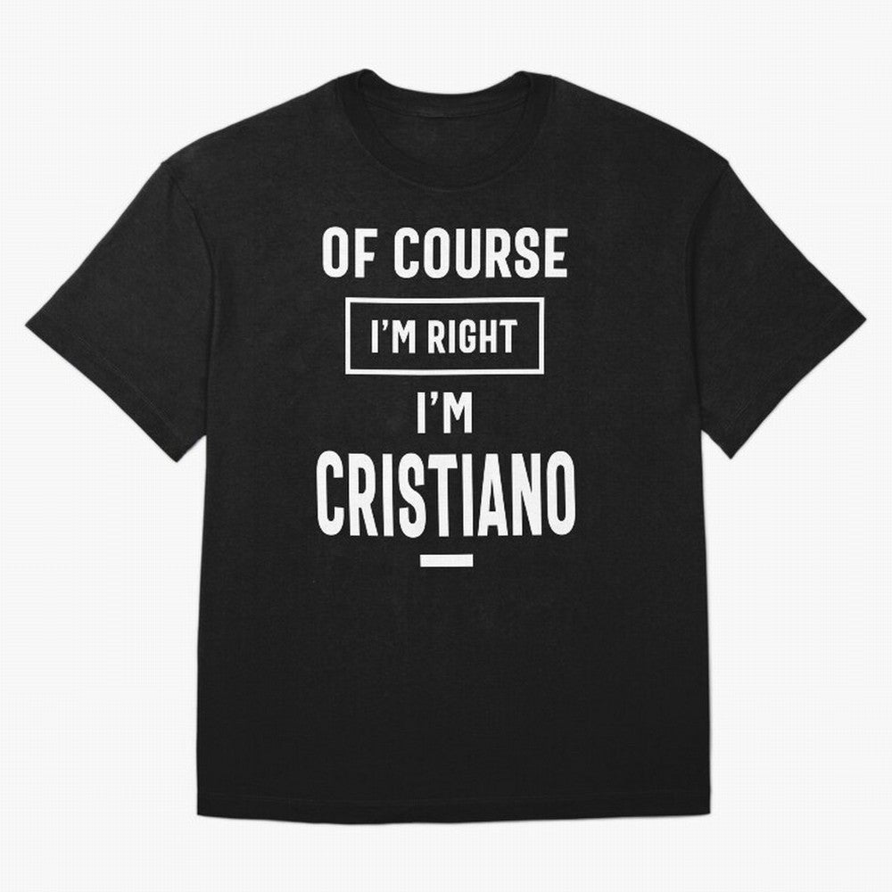 Cristiano Personalized Name Birthday Gift Oversized T-Shirt Turn Up for the FIFA World Cup 2026 Journey through CR7 and Messi Highlights, Portugal Pride, Classic Soccer Heritage, Championship Pressure, Fan Loyalty and International Pride; Great for