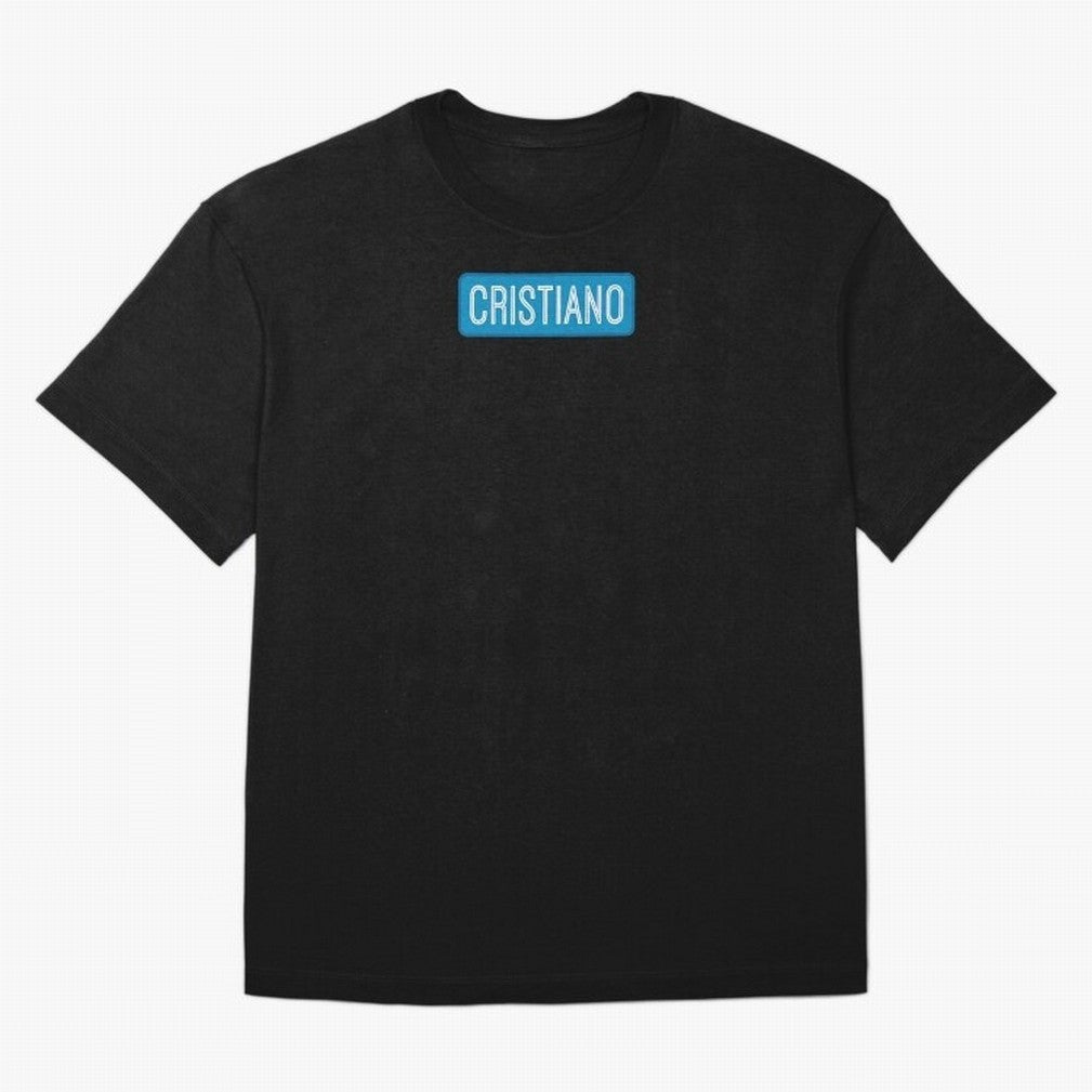 Cristiano Name Oversized T-Shirt Enjoy the Biggest Football Party of Global Football Passion for FIFA World Cup 2026 USA Canada Mexico, Inspired by Haaland, Argentina, Worldwide Fan Energy, Dramatic Goals, Stadium Lights and Championship