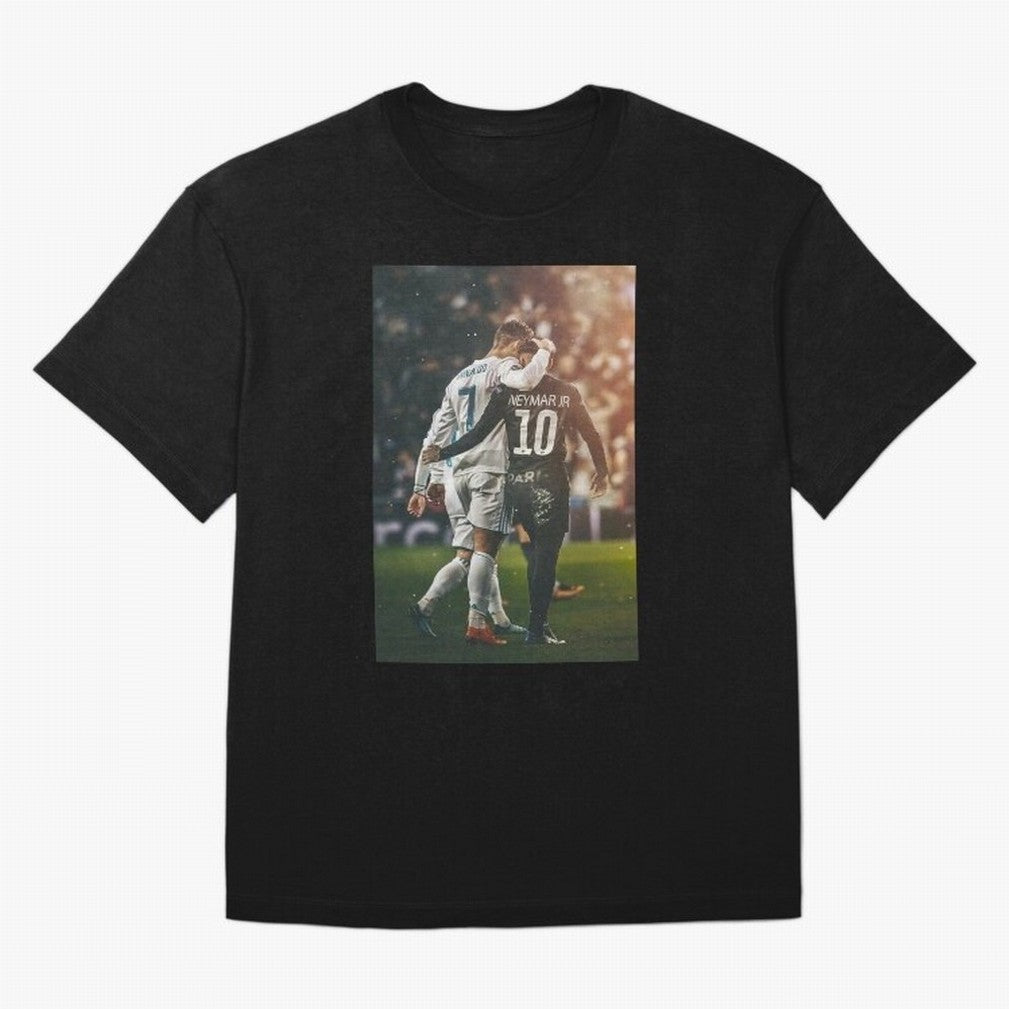 Neymar and Ronaldo Oversized T-Shirt Celebrate Unforgettable Nights in the FIFA World Cup 2026 USA Canada Mexico Journey through CR7 Highlights, Brazil Pride, Global Supporter Spirit, Legendary Goals, National Colors and Tournament Celebration;