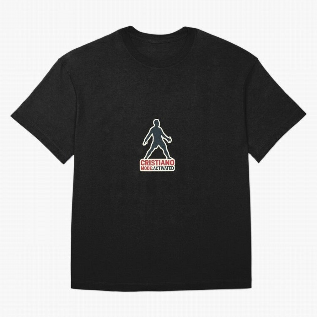 Cristiano Mode: Activated Oversized T-Shirt Represent the Passion of Match Day Hype around FIFA World Cup 2026 Group Stage, Messi, France and Portugal, Stadium Chants, National Pride, Trophy Dreams and Unforgettable Football Memories; Perfect for
