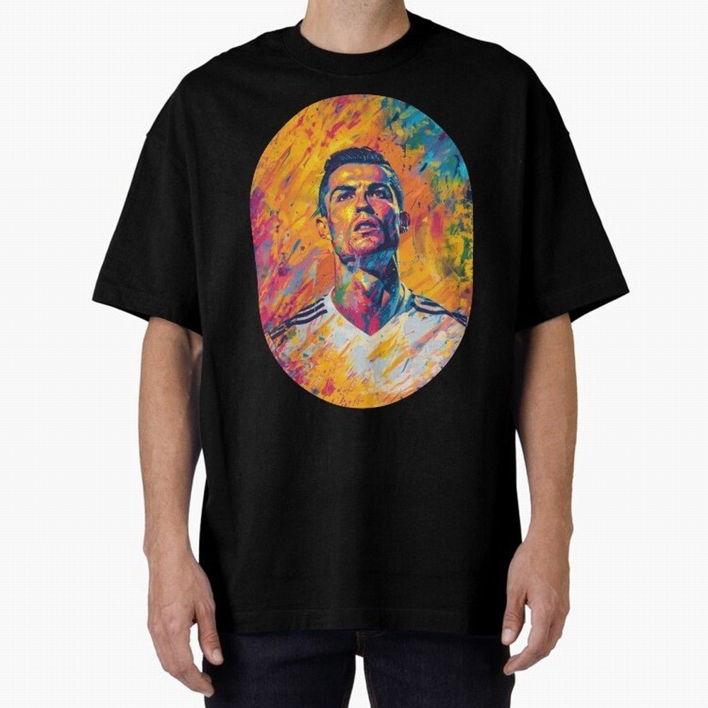 Cristiano Oversized T-Shirt Keep the Match Day Mood of Global Football Passion for FIFA World Cup 2026 Group Stage, Built around Messi, Neymar and Mbappe, England and Germany, Goal Celebration Energy, Supporter Heritage, Football Icons and