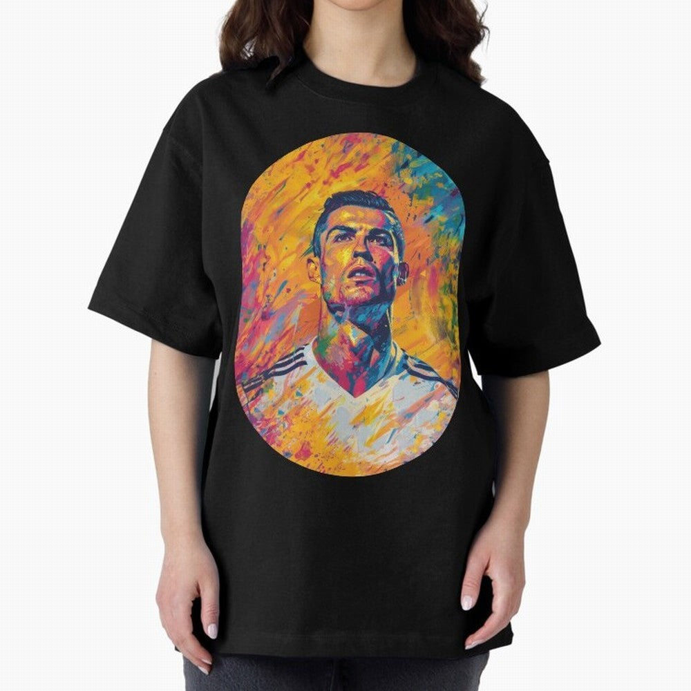 Cristiano Oversized T-Shirt Keep the Match Day Mood of Global Football Passion for FIFA World Cup 2026 Group Stage, Built around Messi, Neymar and Mbappe, England and Germany, Goal Celebration Energy, Supporter Heritage, Football Icons and