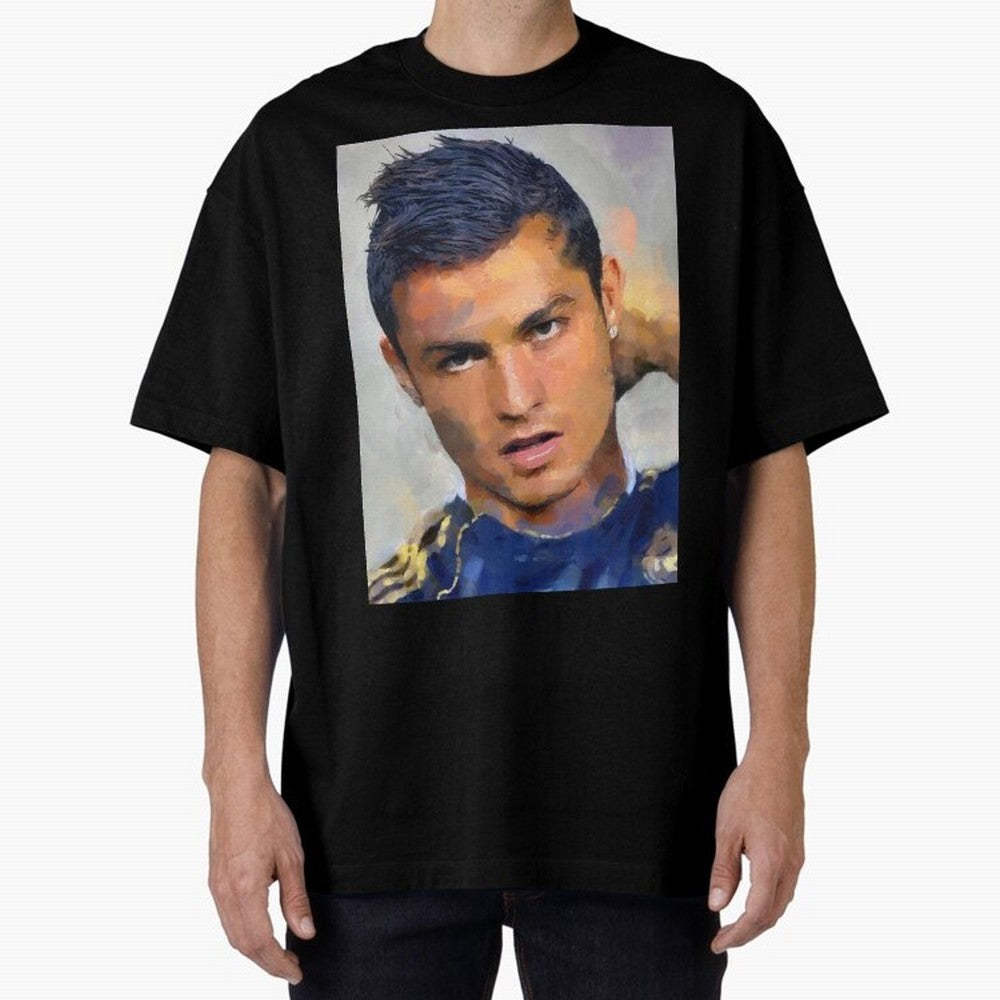 Cristiano Oversized T-Shirt Build FIFA World Cup 2026 Spirit, Filled with France and Portugal, Haaland, Goal Celebration Energy, Supporter Heritage, Football Icons and Worldwide Tournament Joy; Perfect for Fans, Collectors, Family Gatherings, Watch