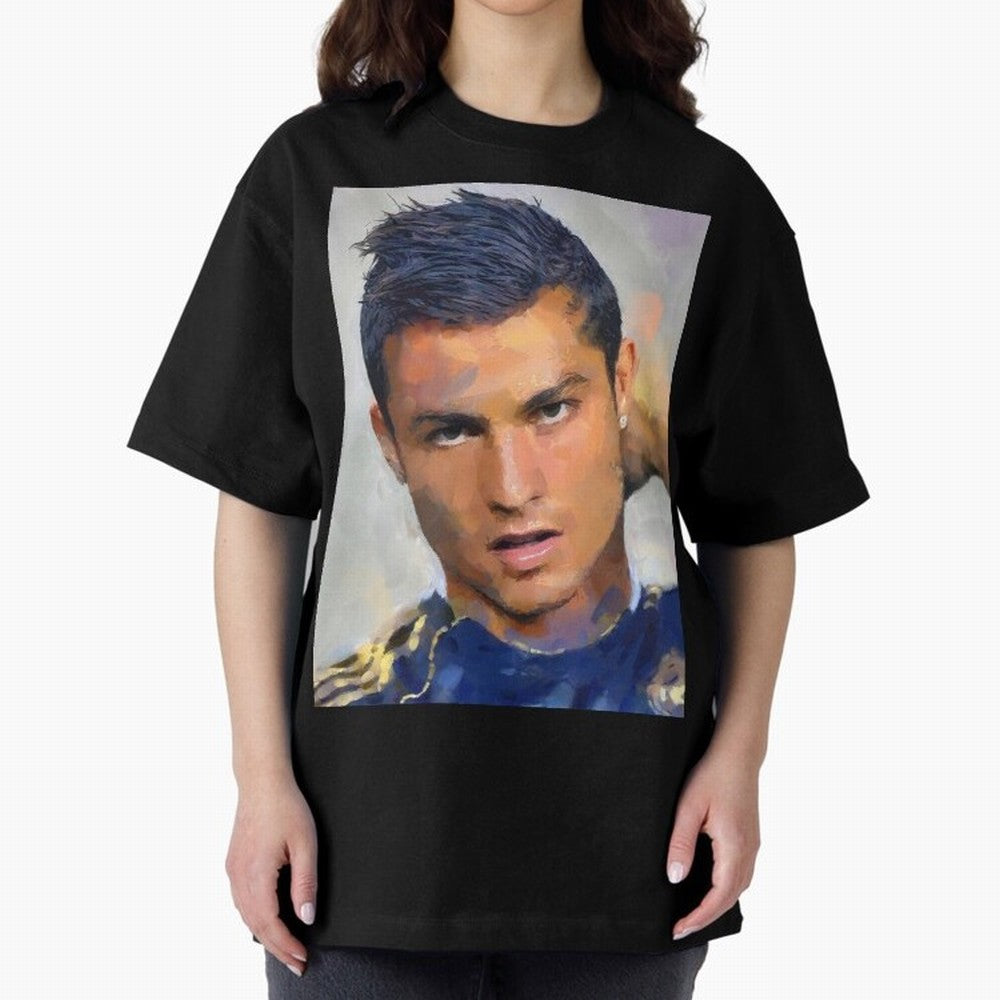 Cristiano Oversized T-Shirt Build FIFA World Cup 2026 Spirit, Filled with France and Portugal, Haaland, Goal Celebration Energy, Supporter Heritage, Football Icons and Worldwide Tournament Joy; Perfect for Fans, Collectors, Family Gatherings, Watch