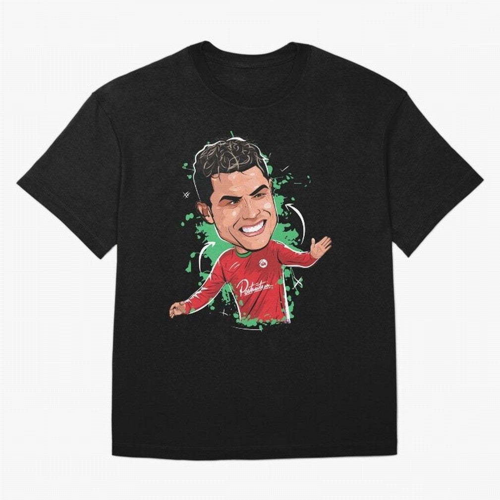 Cristiano Oversized T-Shirt Upgrade FIFA World Cup 2026 USA Canada Mexico Capturing Haaland, Brazil, Portugal and Argentina Energy, Stadium Chants, National Pride, Trophy Dreams and Unforgettable Football Memories; Created for Match Day Parties,