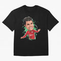 Cristiano Oversized T-Shirt Upgrade FIFA World Cup 2026 USA Canada Mexico Capturing Haaland, Brazil, Portugal and Argentina Energy, Stadium Chants, National Pride, Trophy Dreams and Unforgettable Football Memories; Created for Match Day Parties,