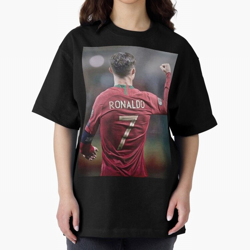 Cristiano Ronaldo CR7 Oversized T-Shirt Support Your Favorite Stars during FIFA World Cup 2026 for Fans of Messi and Cristiano Ronaldo and Brazil, Portugal and Argentina, Bringing Goal Celebration Energy, Supporter Heritage, Football Icons and