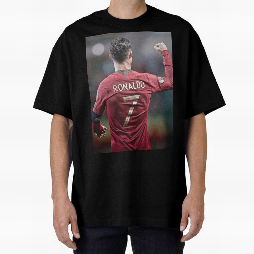 Cristiano Ronaldo CR7 Oversized T-Shirt Support Your Favorite Stars during FIFA World Cup 2026 for Fans of Messi and Cristiano Ronaldo and Brazil, Portugal and Argentina, Bringing Goal Celebration Energy, Supporter Heritage, Football Icons and