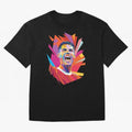 Cristiano Ronaldo Pop Art WPAP Oversized T-Shirt Live the Energy of Global Football Passion for FIFA World Cup 2026 USA Canada Mexico, Filled with CR7 and Messi, France and Portugal, Worldwide Fan Energy, Dramatic Goals, Stadium Lights and