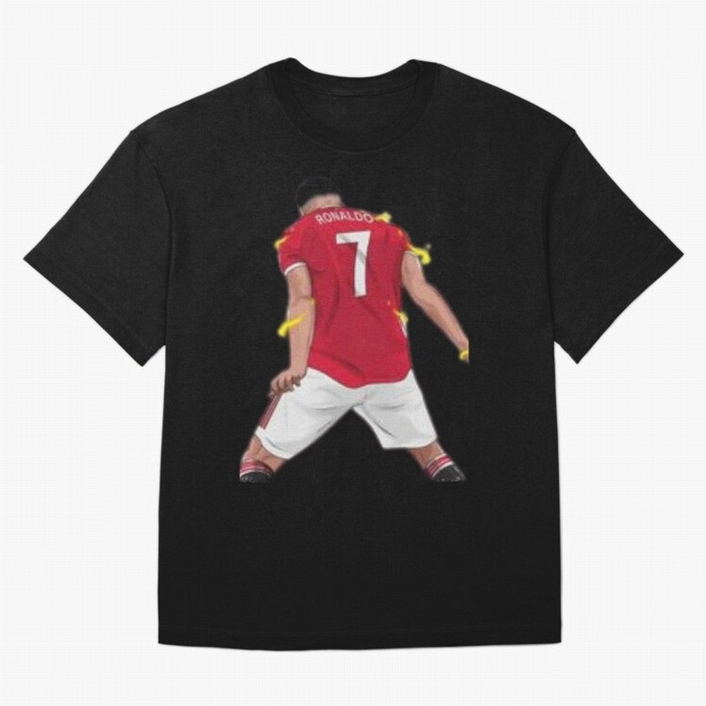 The best player in world Cristiano Ronado Oversized T-Shirt Turn Football Passion into FIFA World Cup 2026 USA Canada Mexico for Fans of Messi, CR7 and Mbappe and France and Portugal, Bringing Championship Spirit, Famous Goals, Roaring Crowds and