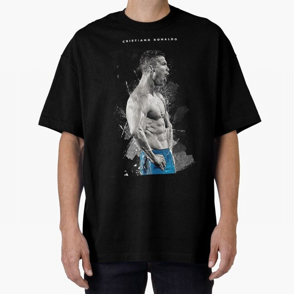 Cristiano Ronaldo Cristiano Ronaldo Oversized T-Shirt Show Championship Spirit for Match Day Hype around FIFA World Cup 2026 USA Canada Mexico, Mbappe and Neymar, England and Germany, Match Day Excitement, Supporter Culture, Golden Goals and Global