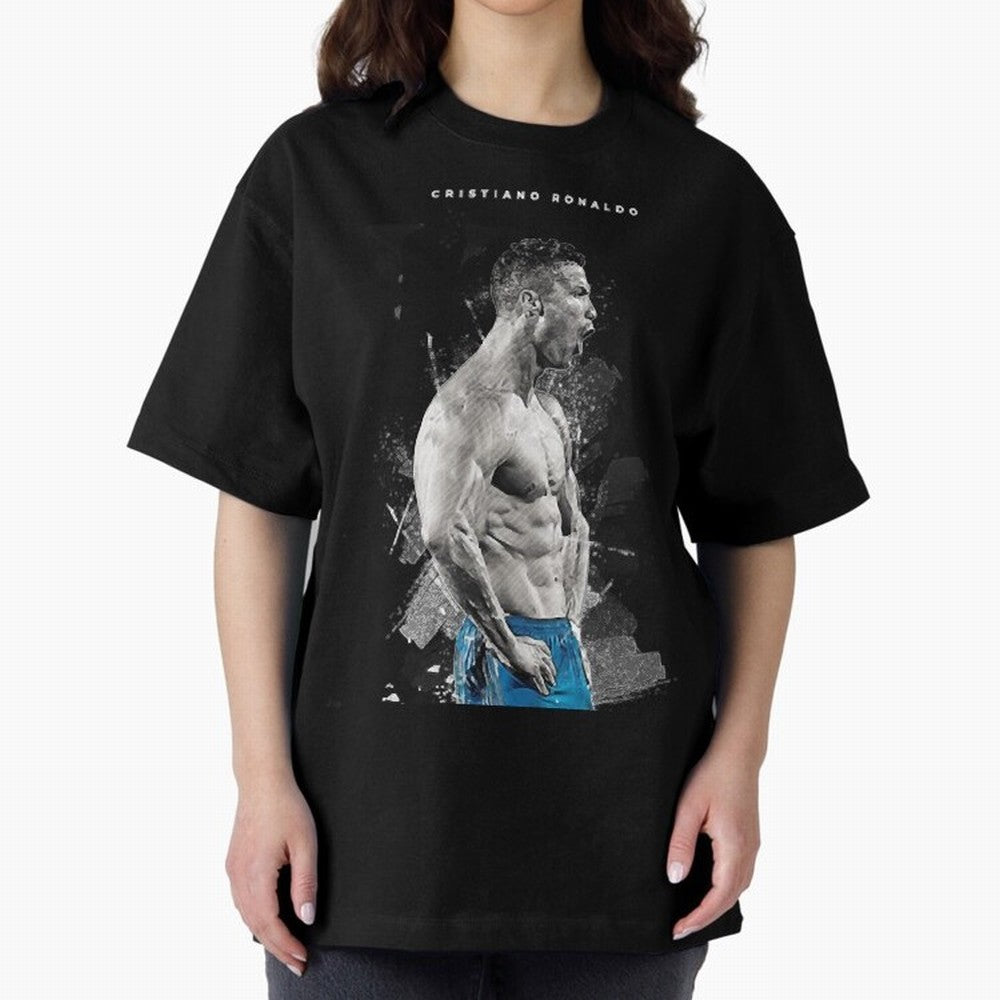 Cristiano Ronaldo Cristiano Ronaldo Oversized T-Shirt Show Championship Spirit for Match Day Hype around FIFA World Cup 2026 USA Canada Mexico, Mbappe and Neymar, England and Germany, Match Day Excitement, Supporter Culture, Golden Goals and Global