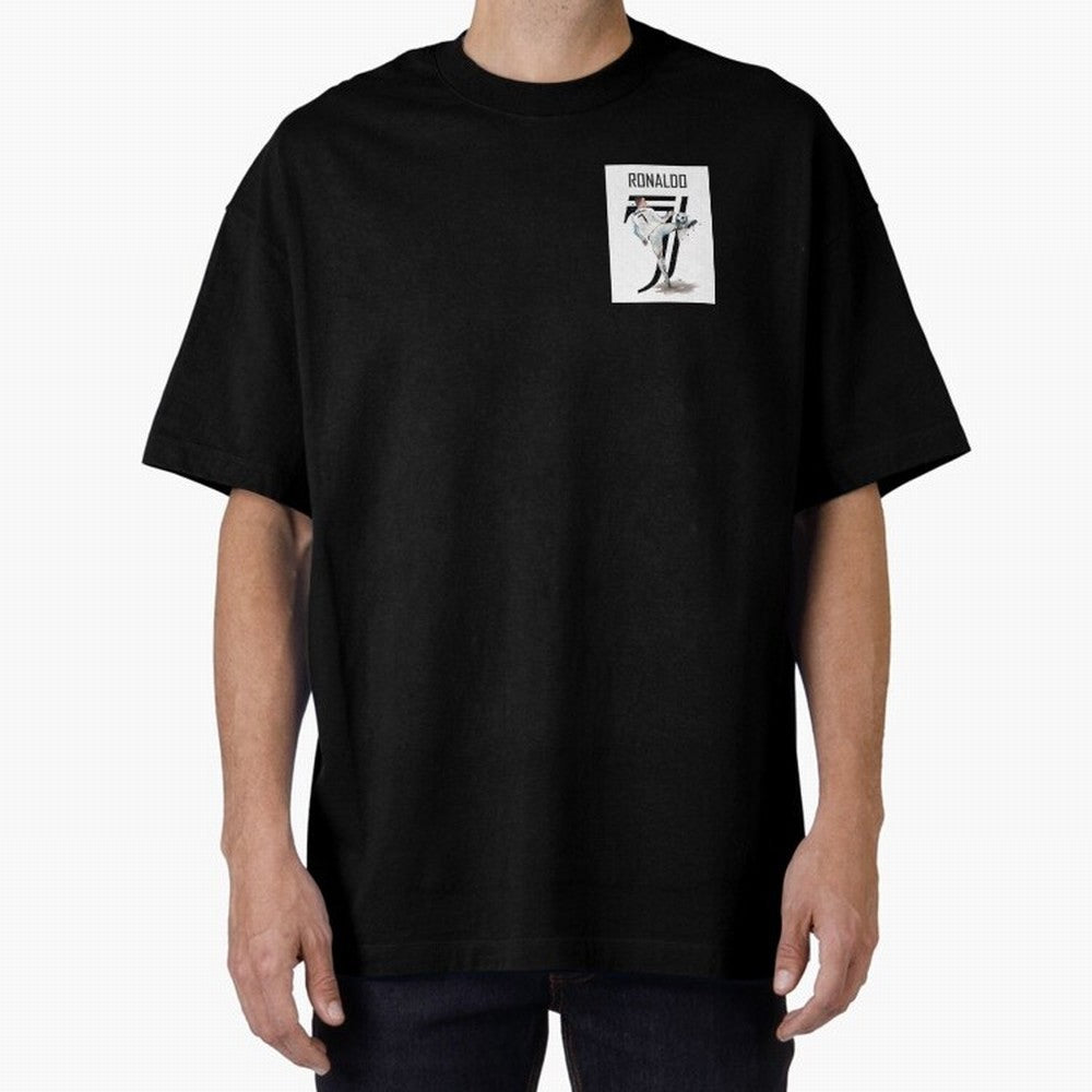 RONALDO CRISTIANO 7 Oversized T-Shirt Back Your Heroes with Match Day Hype around FIFA World Cup 2026 USA Canada Mexico, CR7, Spain, Match Day Excitement, Supporter Culture, Golden Goals and Global Football Passion; Ideal for Football Dads,