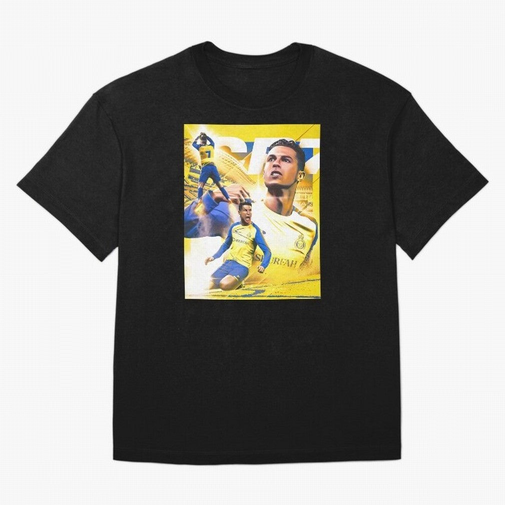 legend footballer yellow Oversized T-Shirt Celebrate the Next Chapter of the FIFA World Cup 2026 Group Stage Journey through Mbappe and Neymar Highlights, Spain and Netherlands Pride, Retro Football Energy, Iconic Rivalries, Trophy Chase Drama and
