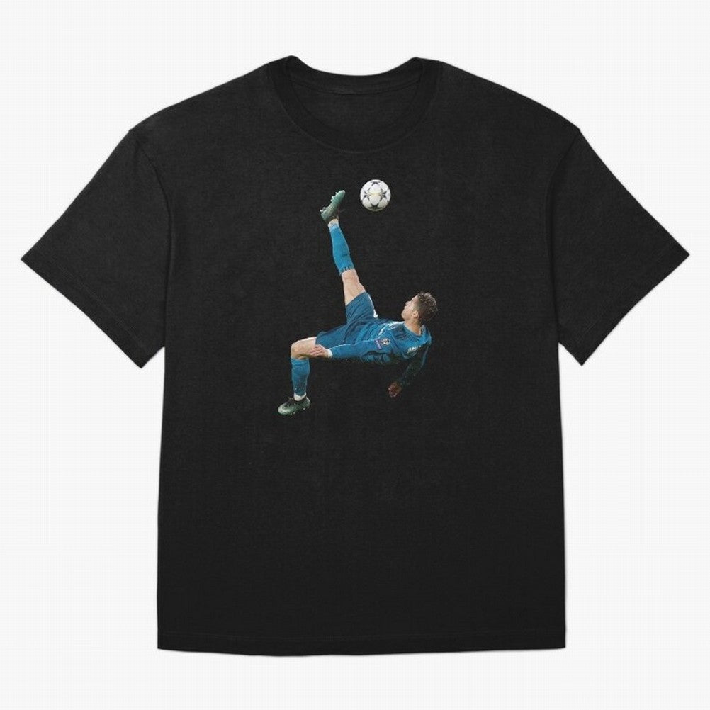 freestyle over head kick Oversized T-Shirt Honor the Beautiful Game during Global Football Passion for FIFA World Cup 2026 USA Canada Mexico, Centered on Haaland and Mbappe, Argentina and Brazil, Football Festival Excitement, Trophy Ambitions,