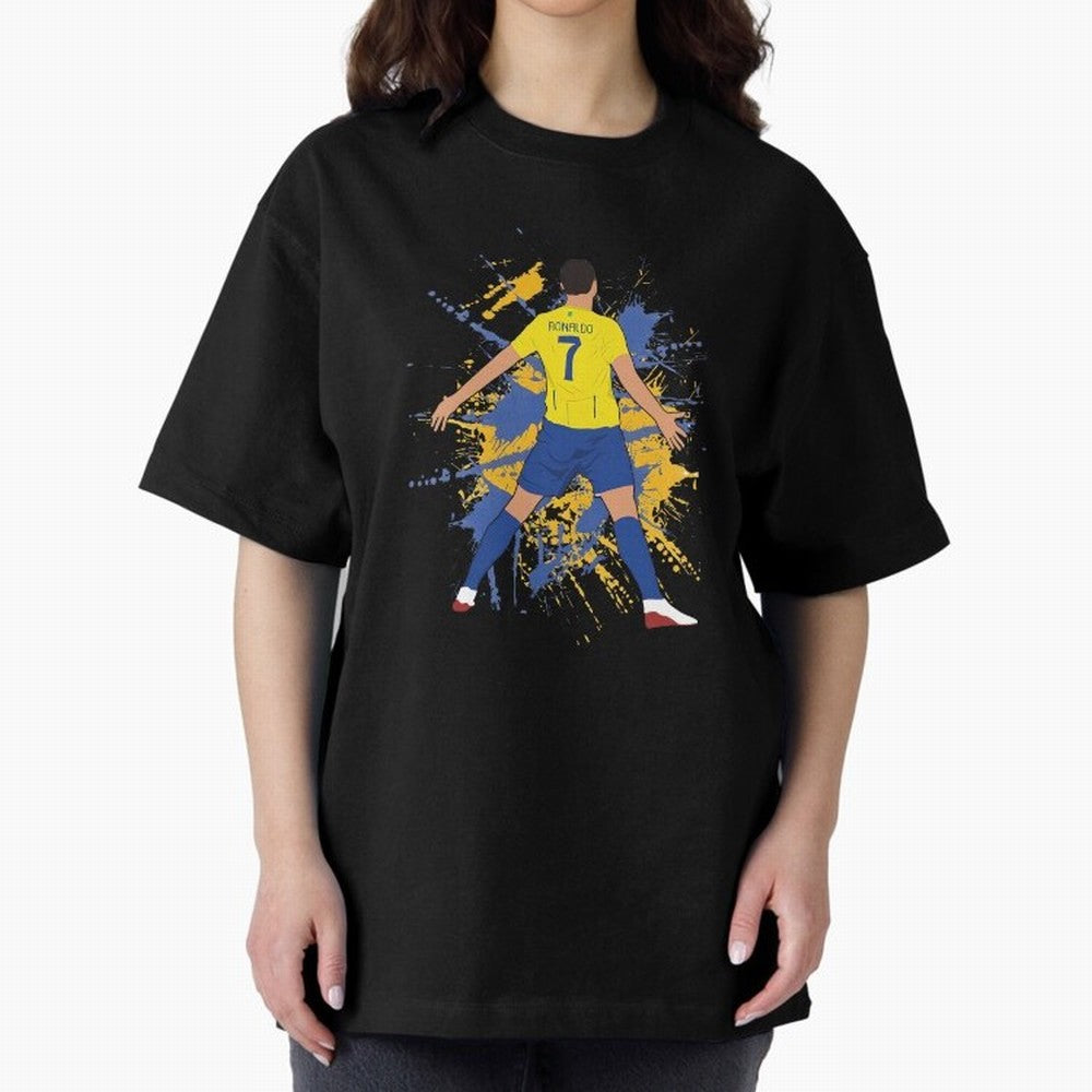 siuu cristiano alnasr football Oversized T-Shirt Live for the Drama of FIFA World Cup 2026 Spirit, Filled with France and Portugal, Messi, Neymar and Mbappe, Soccer Culture, Superstar Moments, National Team Dreams and Competitive Fire; Ideal for