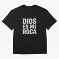 DIOS ES MI ROCA - White Stone Typography - Christian Oversized T-Shirt Make Game Day About Match Day Hype around FIFA World Cup 2026 Group Stage, Haaland, England, Classic Soccer Heritage, Championship Pressure, Fan Loyalty and International Pride;