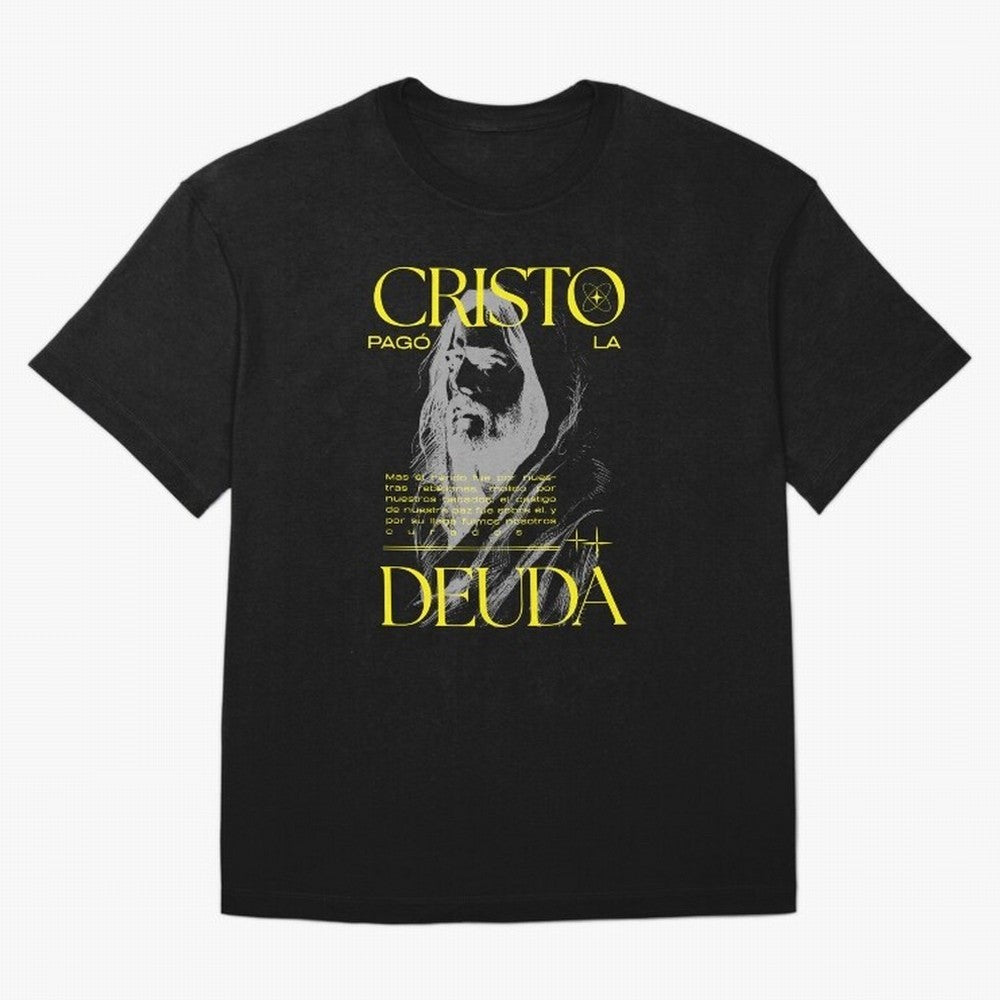 Cristo Pag¨® la Deuda - Isa¨ªas 53:5 Streetwear Style Oversized T-Shirt Support Your Favorite Stars during FIFA World Cup 2026 USA Canada Mexico for Fans of Neymar and Portugal, Spain and Germany, Bringing Soccer Culture, Superstar Moments,