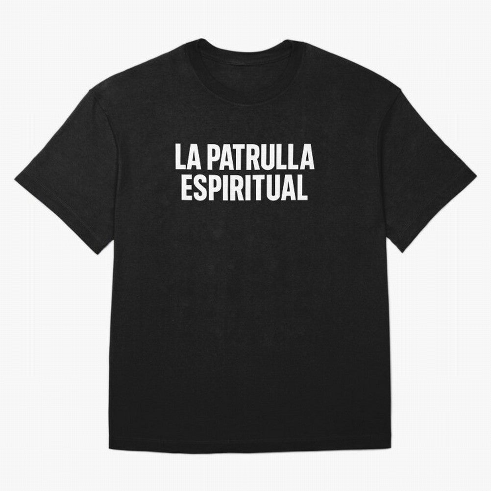 La Patrulla Espiritual, Spanish Faith Quote Gift, Christian Spiritual Humor Graphic Tee for Believers Latinos Oversized T-Shirt Showcase FIFA World Cup 2026 Group Stage for Fans of Messi, Neymar and Mbappe and Argentina, Bringing Football Passion,