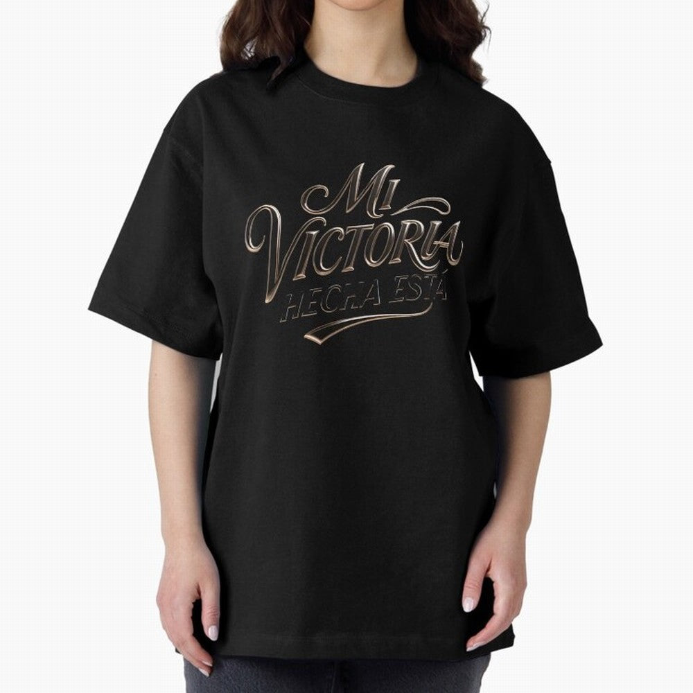 Mi Victoria Hecha Est¨¢ T Shirt Oversized T-Shirt Celebrate Fan Culture around Global Football Passion for FIFA World Cup 2026 USA Canada Mexico, Made for Neymar, Haaland and Cristiano Ronaldo, France and Portugal, Match Day Excitement, Supporter