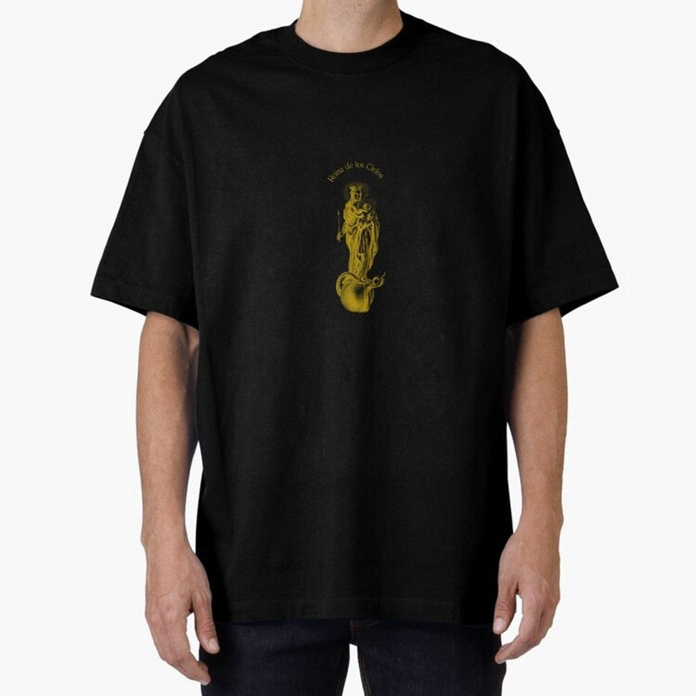 Reina de los Cielos Oversized T-Shirt Represent FIFA World Cup 2026 Built around Neymar, Haaland and Cristiano Ronaldo, Argentina Energy, Championship Spirit, Famous Goals, Roaring Crowds and International Football Unity; Perfect for Fans,