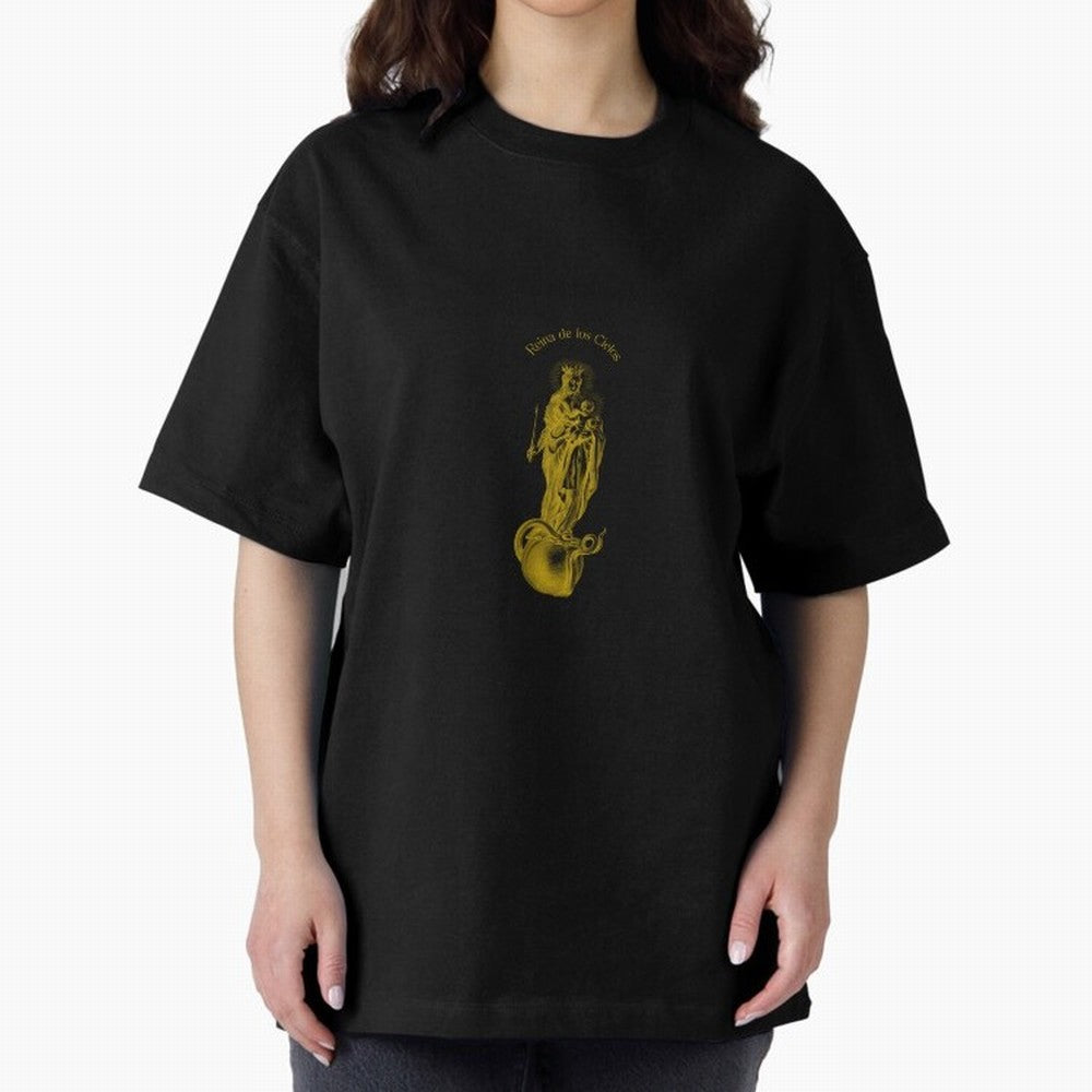 Reina de los Cielos Oversized T-Shirt Represent FIFA World Cup 2026 Built around Neymar, Haaland and Cristiano Ronaldo, Argentina Energy, Championship Spirit, Famous Goals, Roaring Crowds and International Football Unity; Perfect for Fans,