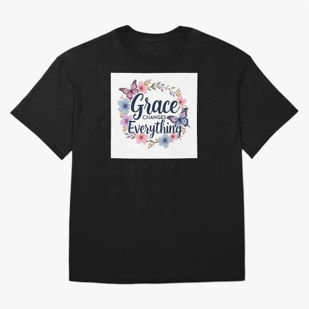 Grace Of God Changes Everything Oversized T-Shirt Back Your Heroes with the FIFA World Cup 2026 USA Canada Mexico Journey through Cristiano Ronaldo Highlights, England, France and Netherlands Pride, Sports Nostalgia, International Competition,