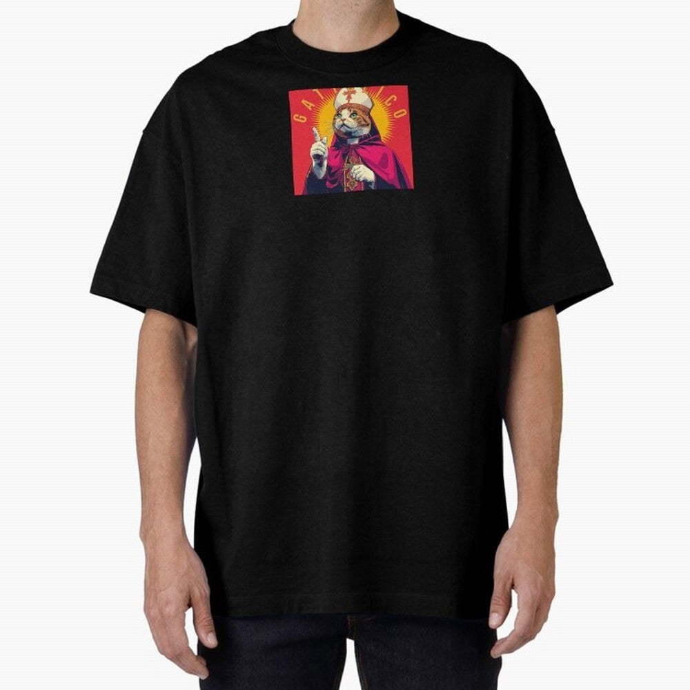 Gattolico Oversized T-Shirt Follow FIFA World Cup 2026 Group Stage Spirit, Centered on Netherlands, Messi, CR7 and Mbappe, Supporter Pride, Iconic Celebrations, Legendary Names and Global Match Day Energy; Made for Collectors Who Enjoy Iconic