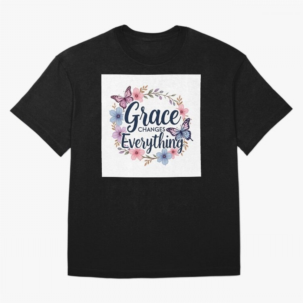 Grace Changes Everything T Shirt Oversized T-Shirt Make Every Match About FIFA World Cup 2026 Spirit, with England, Messi and Cristiano Ronaldo, Sports Nostalgia, International Competition, Famous Players and Unforgettable Victories; Perfect for