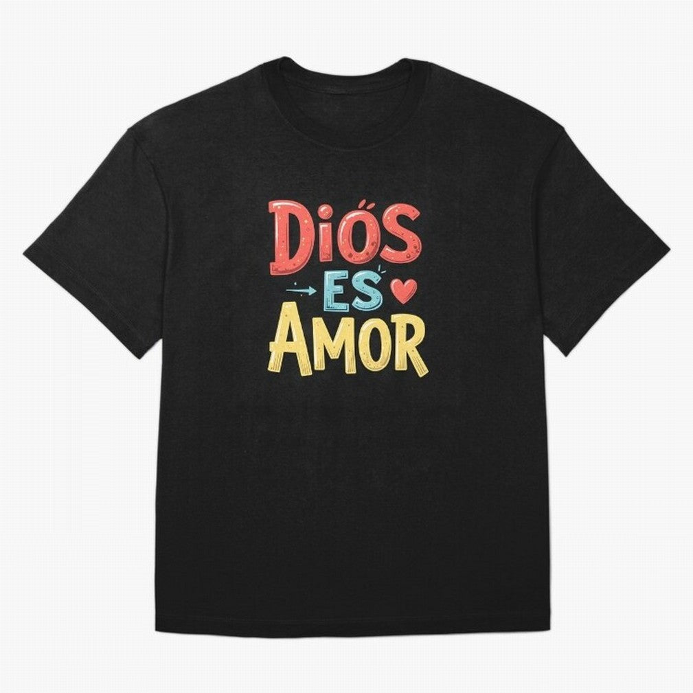 Dios Es Amor T Shirt Oversized T-Shirt Celebrate the Next Chapter of FIFA World Cup 2026 for Fans of CR7 and England, Bringing Supporter Pride, Iconic Celebrations, Legendary Names and Global Match Day Energy; Great for Supporters Who Love