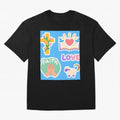 Love Faith T shirt Oversized T-Shirt Relive Legendary Nights from FIFA World Cup 2026 Group Stage Spirit, Driven by France, Neymar, Haaland and Cristiano Ronaldo, Football Festival Excitement, Trophy Ambitions, Country Rivalries and Star Player