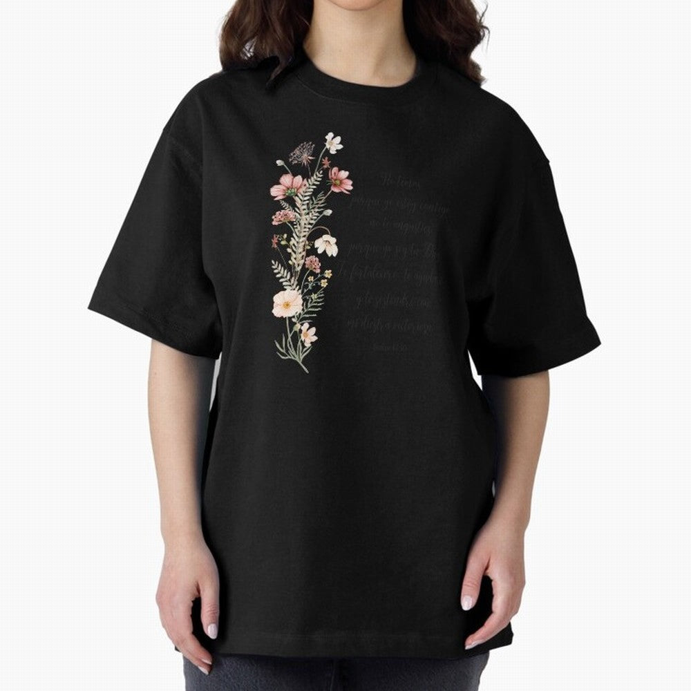 Isa¨ªas 41:10 ¨C No temas, yo estoy contigo | Vers¨ªculo cristiano en espa?ol Oversized T-Shirt Feel the Trophy Chase of Global Football Passion for FIFA World Cup 2026 USA Canada Mexico, Inspired by Neymar, Brazil, Tournament Hype, Historic