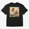 Jesus cure the blind Oversized T-Shirt Keep the Legacy of FIFA World Cup 2026 Spirit, with England and Germany, Mbappe and Neymar, Stadium Chants, National Pride, Trophy Dreams and Unforgettable Football Memories; Perfect for Fans, Collectors,