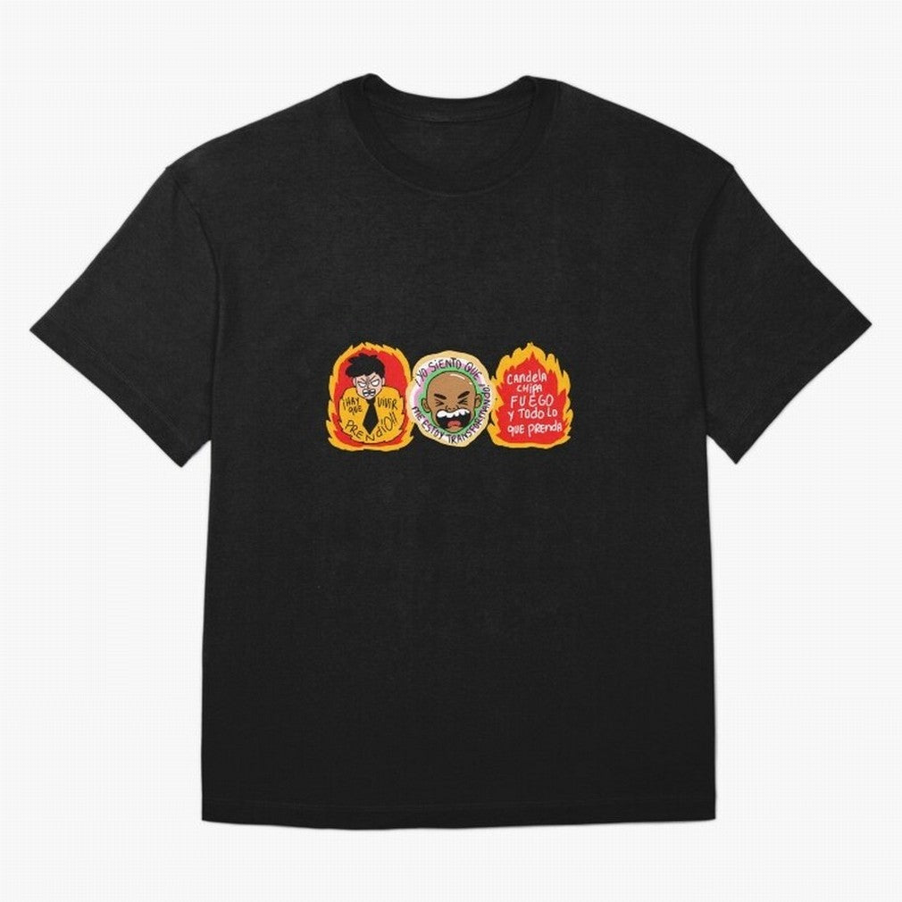 Hay Que Vivir Prendo Yo Siento Que Me Estoy Transformando Candela Chipa Fuego Y Todo Lo Que Prenda Oversized T-Shirt Feel the Trophy Chase of Global Football Passion for FIFA World Cup 2026, Inspired by CR7 and Messi, France, Stadium Chants,